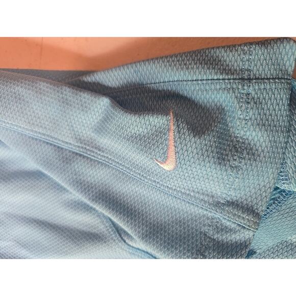 Nike Golf Polo Men's Large Navy Blue Short Sleeve Three‎ Button NWT - Picture 4 of 5